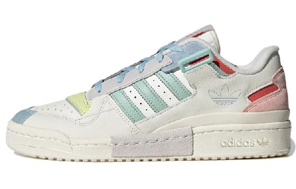 adidas Forum Exhibit Low White Pink Blue