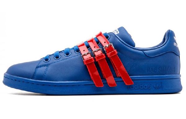 RAF SIMONS x adidas Stan Smith Blue Red