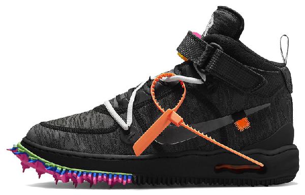 OFF-WHITE x Nike Air Force 1 Mid SP Black