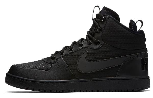 Nike Court Borough Mid Black
