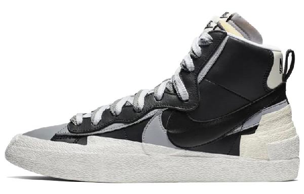 Sacai x Nike Blazer Mid Black White