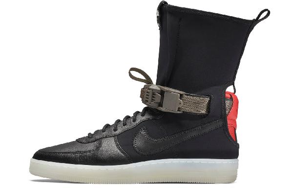Nike Air Force 1 High Black Red