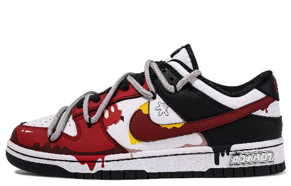 Nike Dunk Low Da Vinci Custom Halloween Candy Fluid
