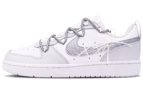 Nike Court Borough Low 2 White Silver