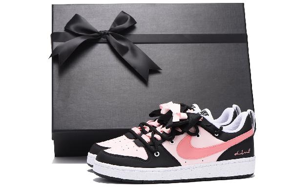 Nike Court Borough GS Black Pink