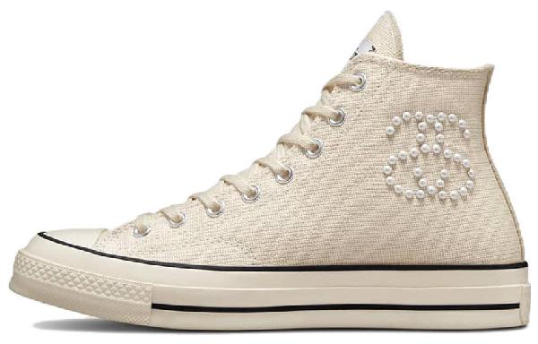 Stussy x Converse 1970s High Top Beige