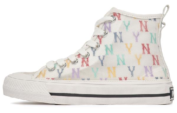 MLB Playball High Monogram White Multicolor