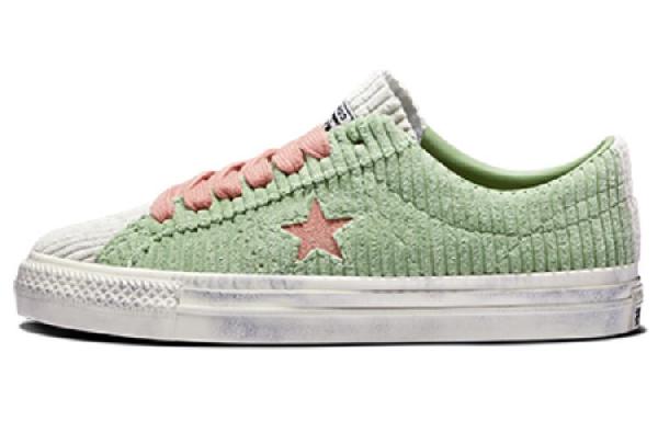 Converse One Star Pro Corduroy Green Pink