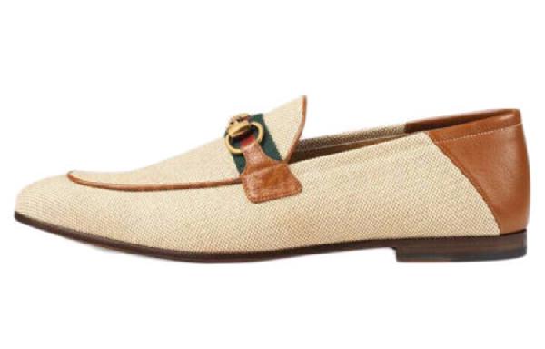 GUCCI Retro Casual Sneakers Light Brown
