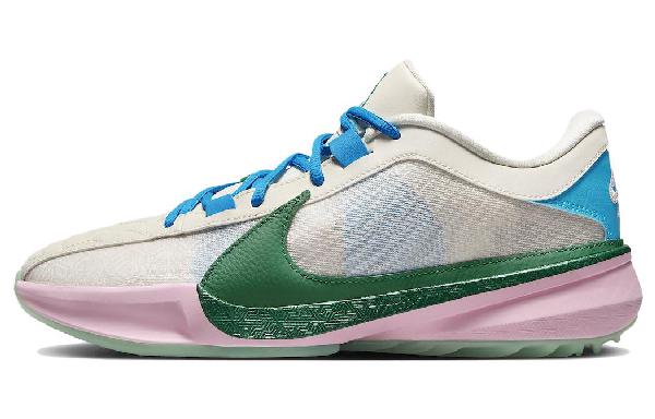 Nike Zoom Freak 5 White Pink Green