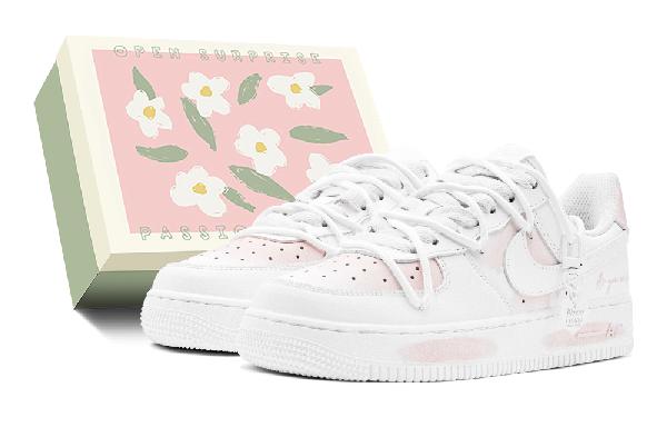Nike Air Force 1 Low GS Pink White