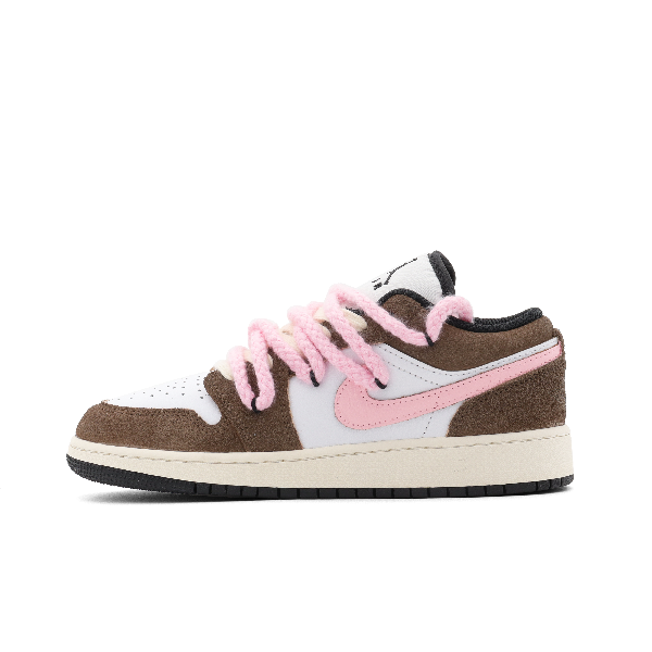 Jordan Air Jordan GS White Brown Pink