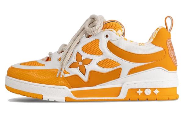 Louis Vuitton LV Skate Sneaker White Orange