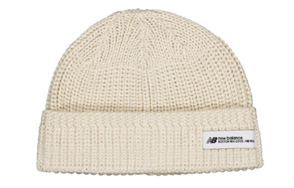 New Balance Patch Beanie White