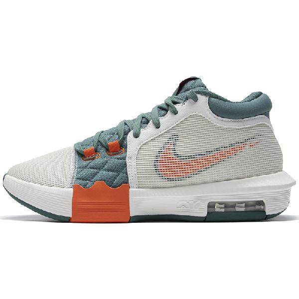 Nike Basketball Low White Green Orange