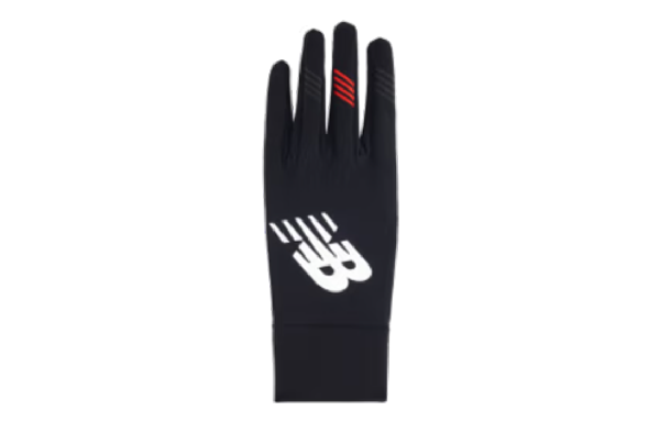 New Balance Letter Print Gloves Black