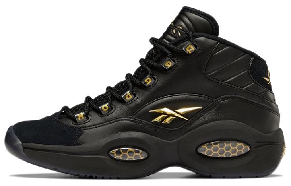 Reebok Question Mid Black Gold