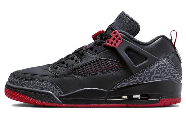 Jordan Spizike Low Black Red