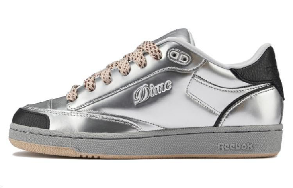 Dime x Reebok Club C Bulc Liquid Silver
