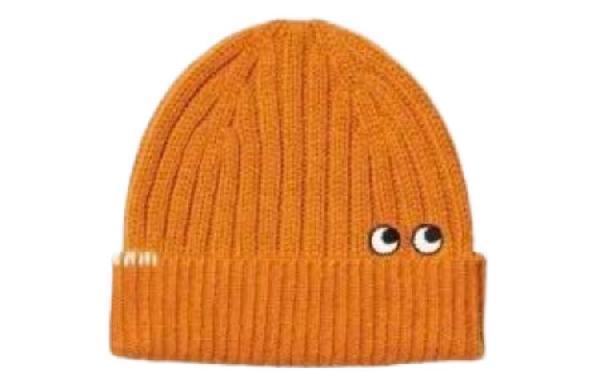 UNIQLO Anya Hindmarch Heattech Beanie Orange