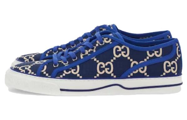 GUCCI Tennis 1977 Low Top Blue