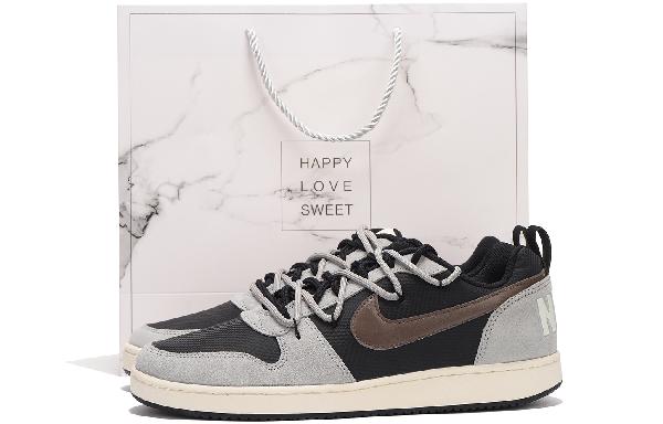 Nike Court Borough Low Grey Brown
