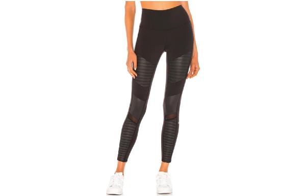 Alo Yoga Moto Leggings Black