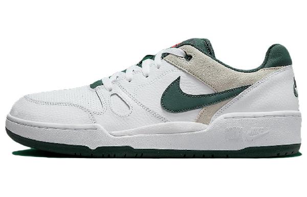 Nike Full Force Low White Green Suede