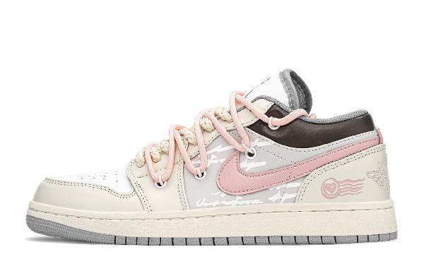Jordan Air Jordan 1 Low GS Cream Pink