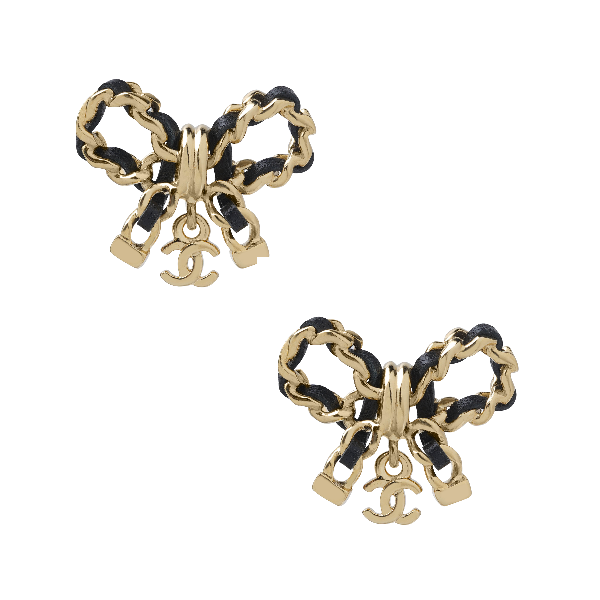CHANEL Classic Logo Earrings