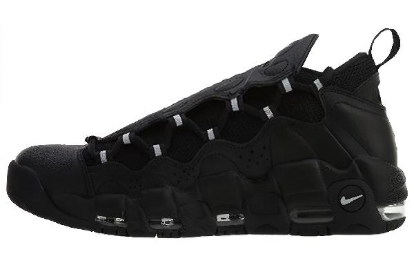 Nike Air More Money Black Metallic Silver