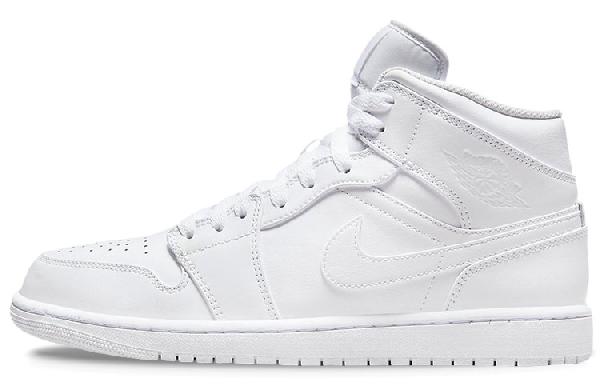 Jordan Air Jordan 1 Mid "Triple White"