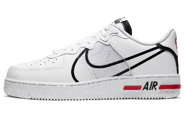Nike Air Force 1 React Low White Red