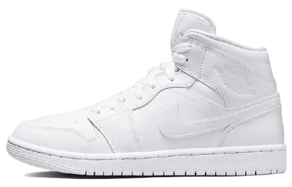 Jordan Air Jordan 1 Mid Triple White