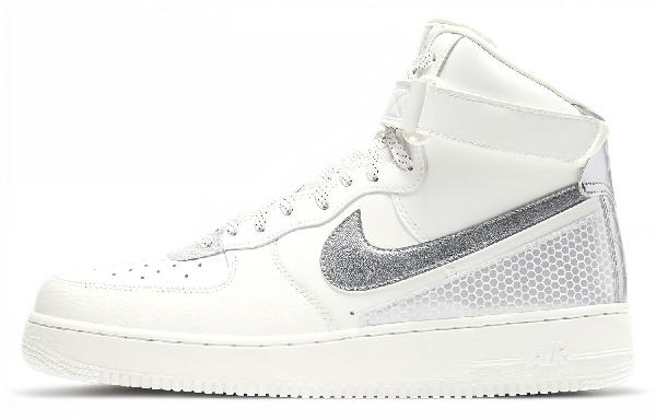 Nike Air Force 1 '07 LV8 3M High Silver White