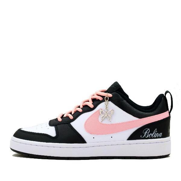 Nike Court Borough Low Pink Black