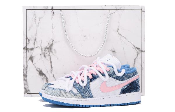 Jordan Air Jordan 1 Low GS White Blue