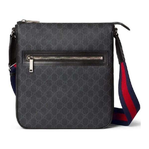GUCCI Double G Shoulder Bag Black