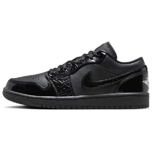 Jordan Air Jordan 1 Low "Black Croc"