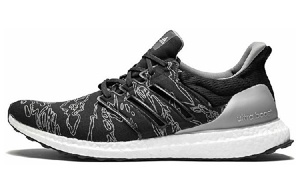 UNDEFEATED x adidas Low Top Running Shoes Black Camo
