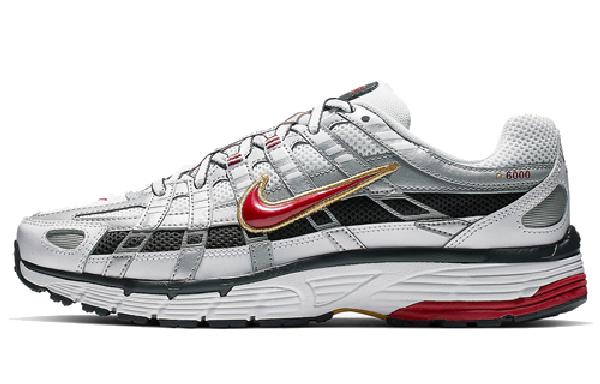 Nike P-6000 White Gold Red