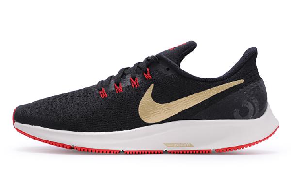 Nike Pegasus 35 Black Gold Red