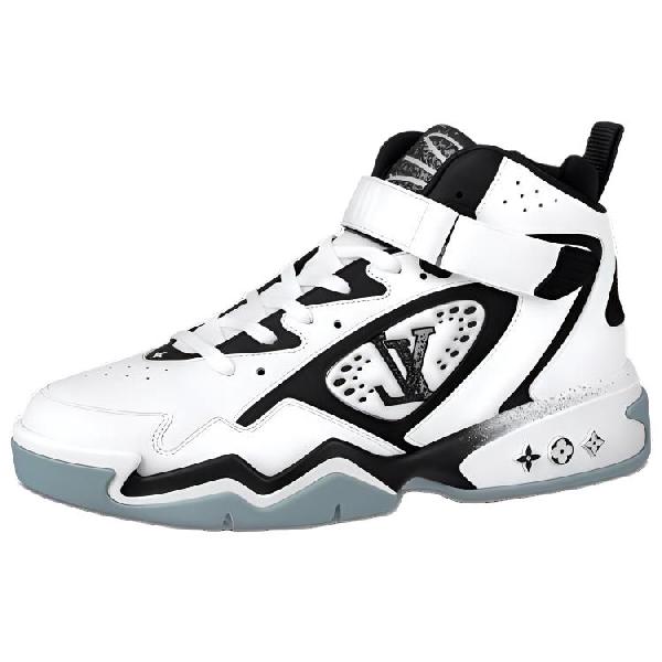 LOUIS VUITTON Trainer 2 White Black Floral