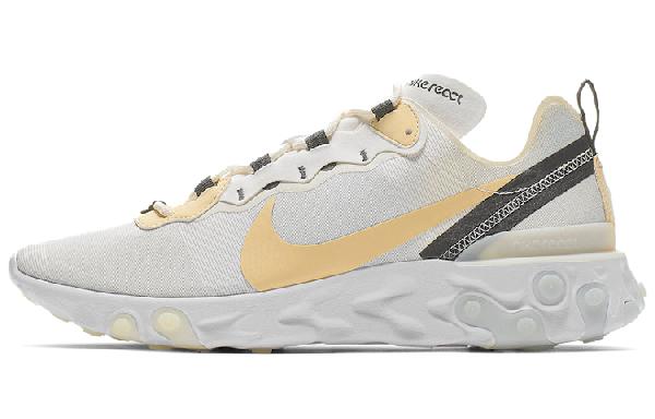 Nike React Element 55 White Yellow