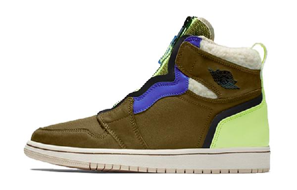 Jordan Air Jordan 1 High Zip Up Olive