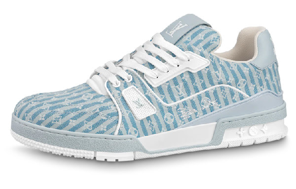 LOUIS VUITTON Trainer Blue White