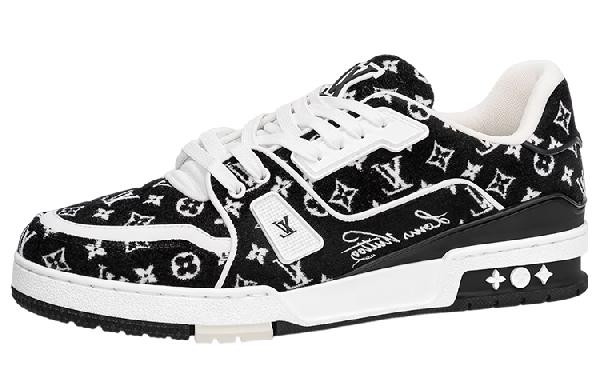 Louis Vuitton Trainer Low Black White