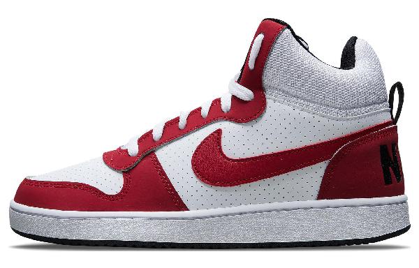 Nike Court Borough Mid Red White