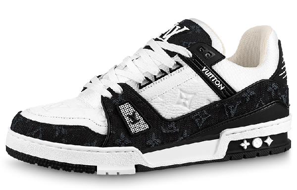 Louis Vuitton Trainer White Black