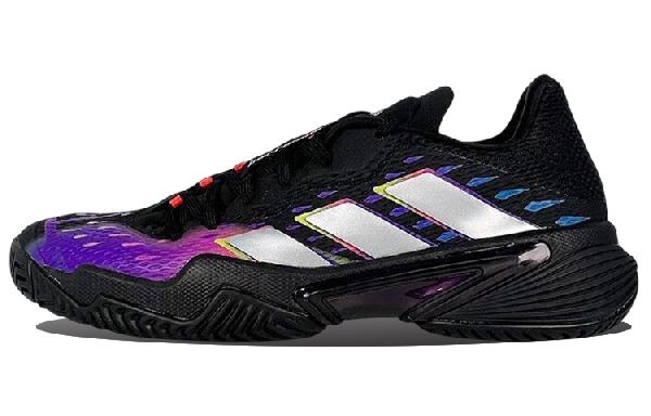 adidas Barricade 12 Black Metallic Silver Red